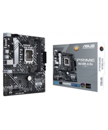 ASUS - Prime H610M-A D4 CSM DDR4 M.2 mATX Socket 1700