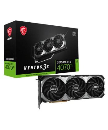 MSI - RTX 4070 Ti Ventus 3X E1 OC 12GB DLSS 3