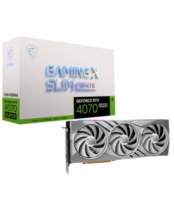 MSI - RTX 4070 Super Gaming X Slim 12GB White DLSS 3