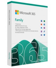 MICROSOFT - Office 365 Family per 6 persone - licenza 1 anno