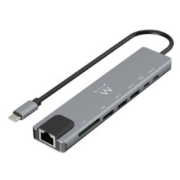 EWENT - Docking Station USB-C HDMI - Lan - USB - SD Card Reader