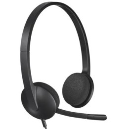 LOGITECH - H340 Cuffie con microfono con Cancellazione del Rumore USB