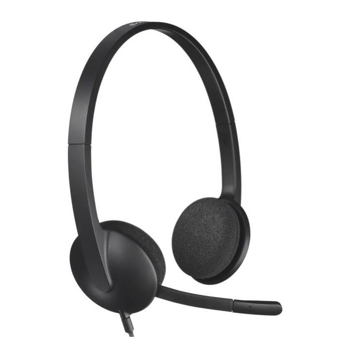 LOGITECH - H340 Cuffie con microfono con Cancellazione del Rumore USB