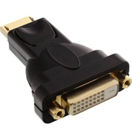 NO BRAND - ADATTATORE DISPLAYPORT 20PIN M A DVI-D 24+1 PIN F  4k