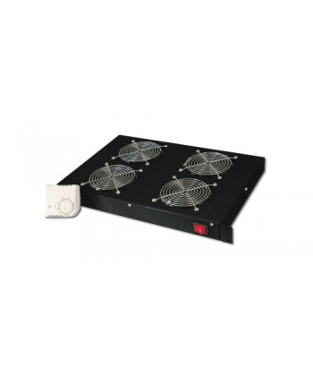 CASSETTO DI VENTILAZIONE A 4 VENTOLE 230V PER RACK DA 19"