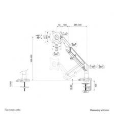 Neomounts - SUPPORTO DA SCRIVANIA DS70-810BL1