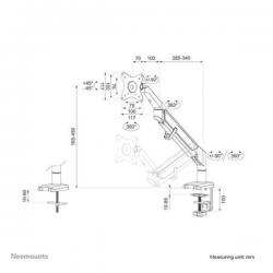 Neomounts - SUPPORTO DA SCRIVANIA DS70-810BL1