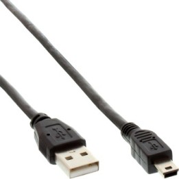 NO BRAND - CAVO Mini USB 2.0  type A a Type Mini B maschio 5mt
