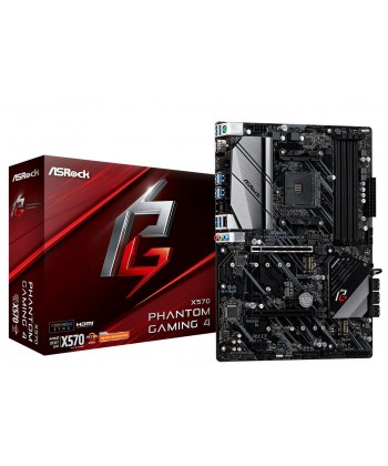 ASROCK - X570 Phantom Gaming 4 DDR4 M.2 ATX Socket AM4