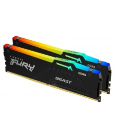 KINGSTON - 64GB Kit DDR5-6000 Fury Beast RGB XMP CL30 (2x32GB)