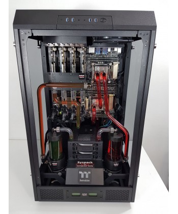 Syspack Computer - HPC Dual Xeon E5 2699 256GB SSD 1TB 4xGTX 1080 Ti 14336 Cuda Core Liquid Cooled