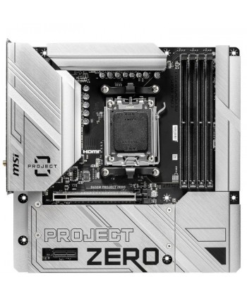 MSI - B650M Project Zero Dual M.2 DDR5 mATX - Socket AM5