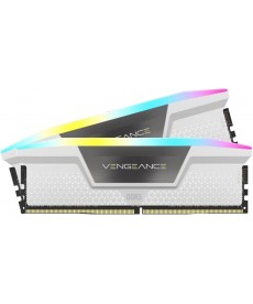 CORSAIR - 32GB Kit Vengeance White RGB DDR5-6000 XMP CL30 (2x16GB)