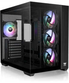 THERMALTAKE - View 380 TG ARGB BTF Black ATX