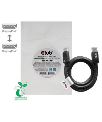 Club 3D - Cavo DisplayPort 1.4 HBR3 2m