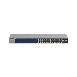 NETGEAR - 28PT GE POE + SMART SWITCH