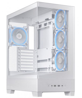ASUS - A31 Plus ARGB BTF White ATX