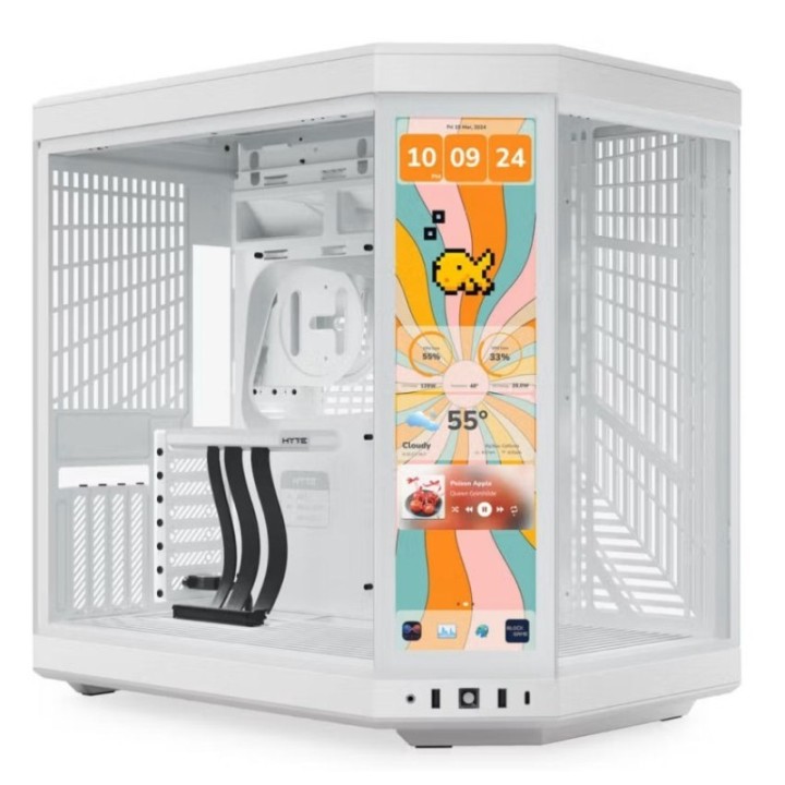 Hyte - Y70 Touch Infinite Snow Extended-ATX