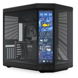 Hyte - Y70 Touch Infinite Black Extended-ATX
