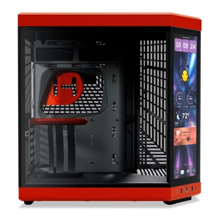 Hyte - Y70 Touch Infinite Black Cherry Extended-ATX