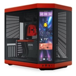 Hyte - Y70 Touch Infinite Black Cherry Extended-ATX