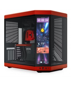 Hyte - Y70 Touch Infinite Black Cherry Extended-ATX