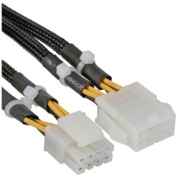 NO BRAND - Cavo Alimentazione da 4+4 Pin a 8 Pin EPS x CPU