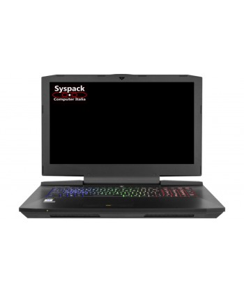 CLEVO - P870TM-G i7 8700K DDR4 2xHDD Sata + 2 M.2 2xGTX 1070 8GB 17.3" FullHD 144Hz G-Sync Tastiera retroilluminata