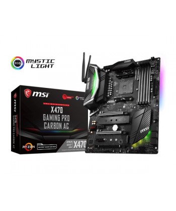 MSI - X470 Gaming Pro Carbon AC DDR4 M.2 Socket AM4