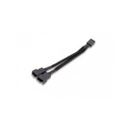 ITEK - Cavo alimentazione Sleevato Splitter per 2 ventole PWM, 100mm, Rosso