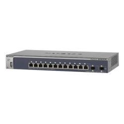PROSAFE FULL MANAGED LAYER2 SWITCH GIGABIT MODELLO M4100-D12G 12 PORTE 10/100/1000MBIT RJ45 - 2 PORTE COMBO GIGABIT SFP - 