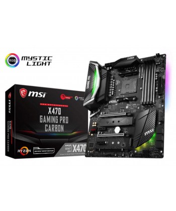 MSI - X470 Gaming Pro Carbon DDR4 M.2 Socket AM4
