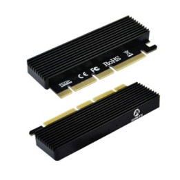 NO BRAND - Adattatore da PCI-Express 16x a PCIe NVMe con dissipatore