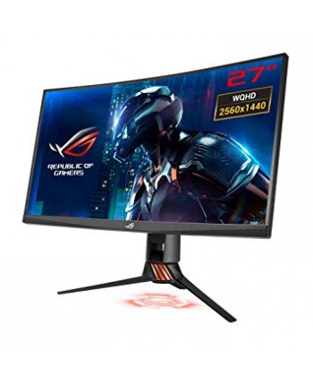 ASUS - PG27VQ 27" 2K TN Curved 165Hz-OC G-Sync Curved 1800R HDMI DP - 1ms Gaming Monitor