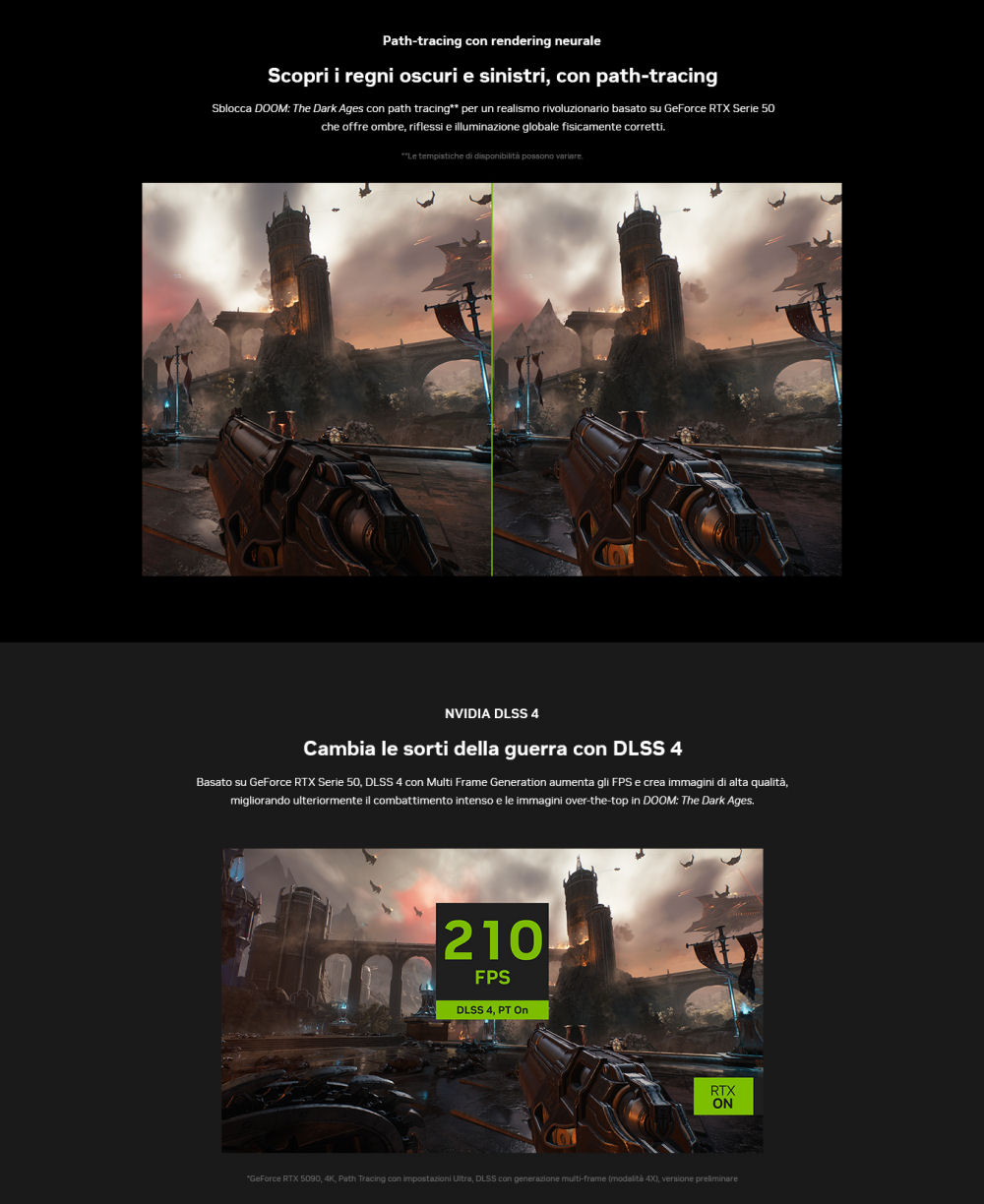 Offerta Doom con PC Gaming RTX 5000