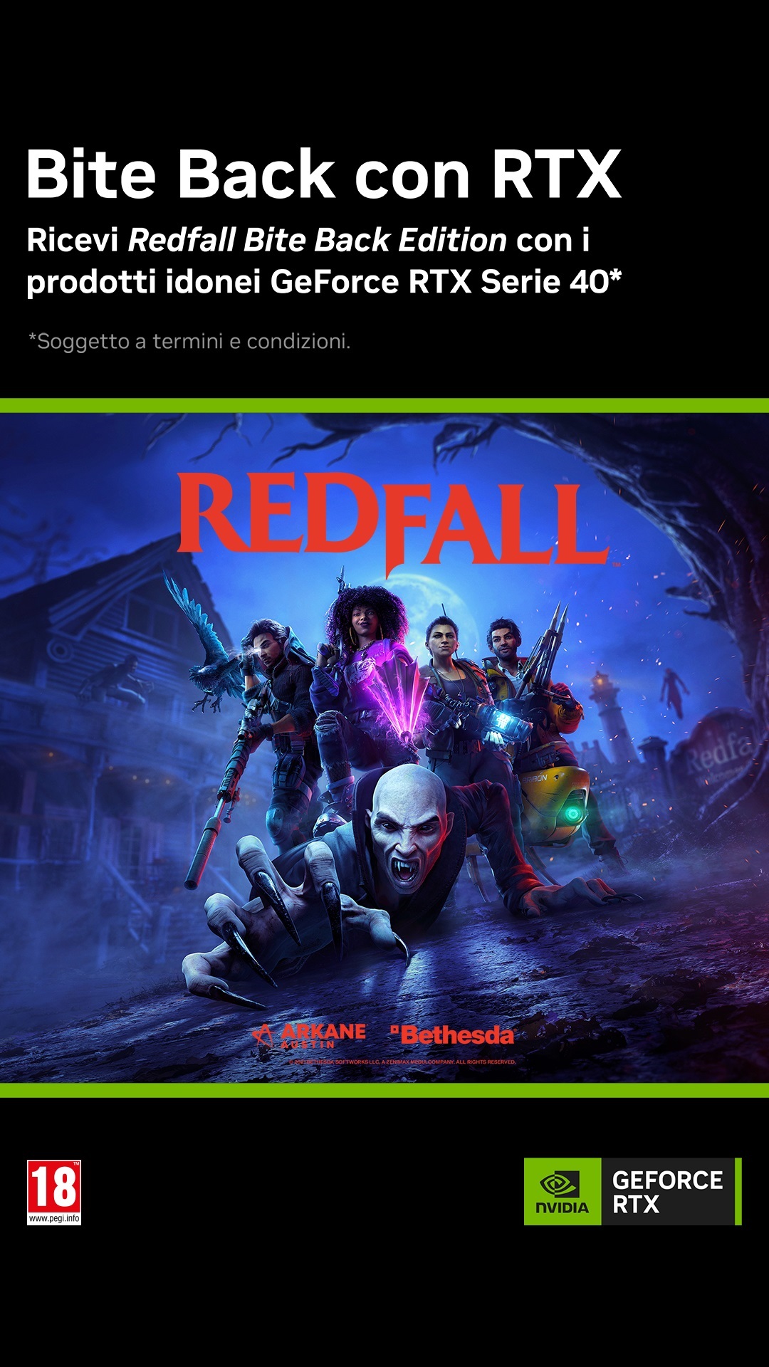 PC Gaming Nvidia RTX in promozione con Redfall