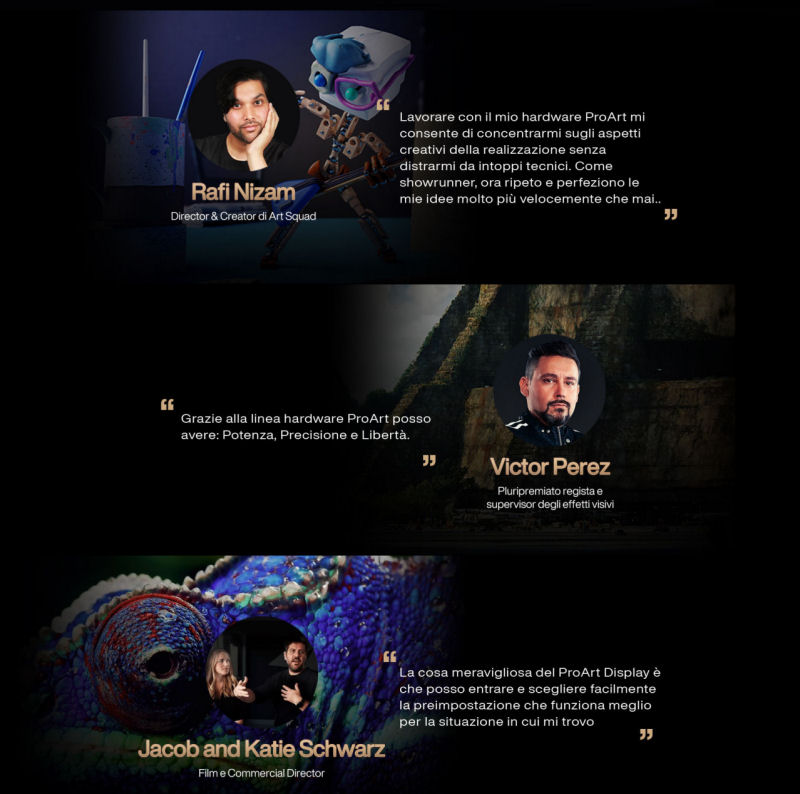 Referenze professionali - Clienti Syspack Powered by ASUS ProArt